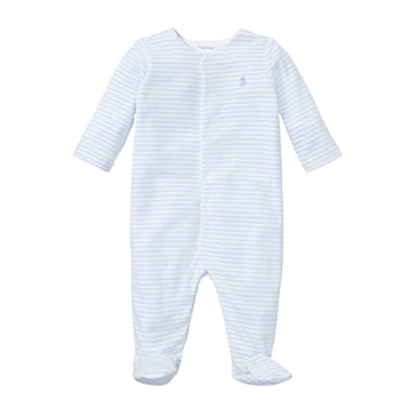Ralph Lauren Baby Boy's Striped Footie - Picture 1 of 2